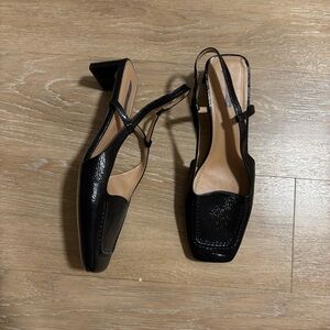 Mansur Gavriel Primrose Slingback Heels Black